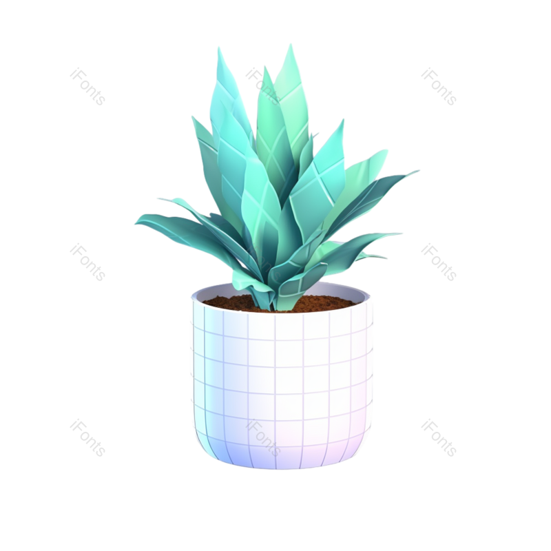 白色背景图片,花盆元素,盆栽PNG,盆栽植物免抠素材